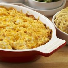 Warm Crab Dip with Four Cheeses