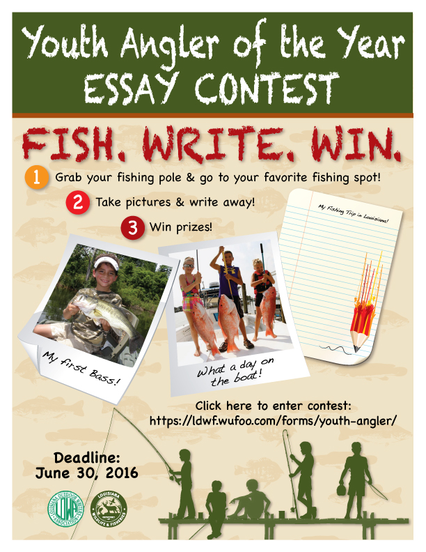 LOWA Youth Angler Writing Contest for 2016