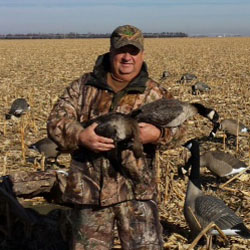 Geese hunting in Kansas