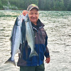 Cajun Invasion - Don with silver salmon