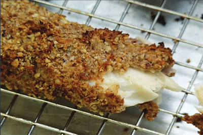 Pecan-crusted fish recipe