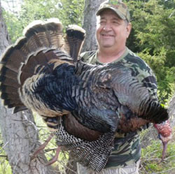 Don Dubuc with his Saint Hokie turkey