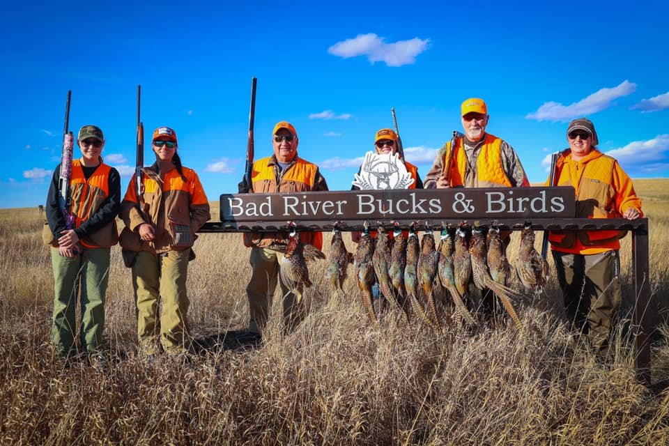 Hunting wild pheasant at Bad River Bucks & Birds in Draper, SD