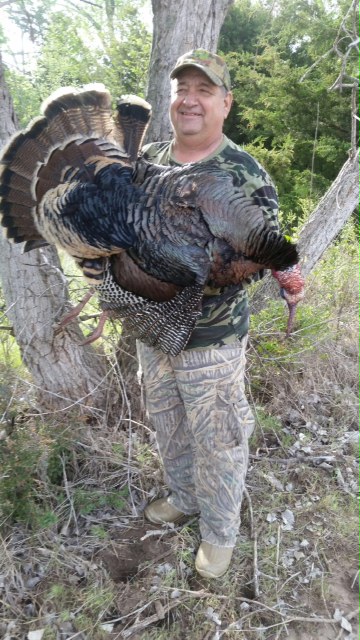 Don with his Saint Hokie turkey